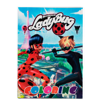 Розмальовка А4 (4 листи) Lady bug Леді Баг та Супер Кіт -  OffTorg