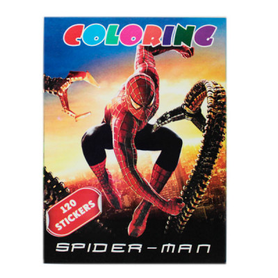 Розмальовка А4 (8 листів) Spider-man 120 наклейок -  OffTorg