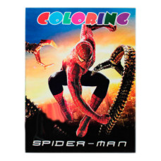 Раскраска А4 (4 листа) Spider-man