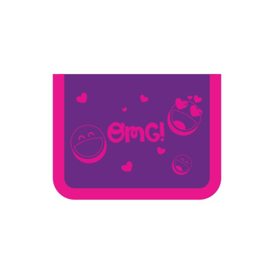 Гаманець дитячий багатофункційний на липучці, фіолетовий - CF86311 COOLFORSCHOOL
