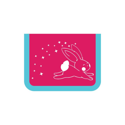 Гаманець дитячий багатофункційний на липучці, рожевий - CF86313 COOLFORSCHOOL