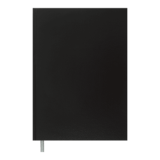 Книга канцелярская OPTIMAL 200 л/кл., А4, черная, бум винил