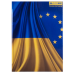 Книга канцелярська UKRAINE, А4, 96 л., клітинка, офсет, тверда ламінована обкладинка, асорті