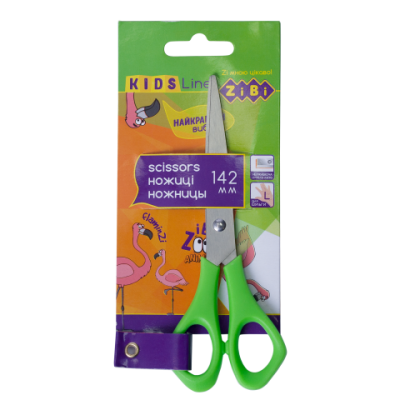 Ножницы детские для левши 142мм, розовые, KIDS Line - ZB.5002-10 ZiBi