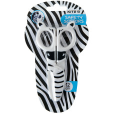 Ножницы детские пластиковые, безопасные, 12см Zebra