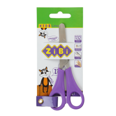 Ножницы детские 132мм, для левши, фиолетовый, KIDS Line - ZB.5018-07 ZiBi