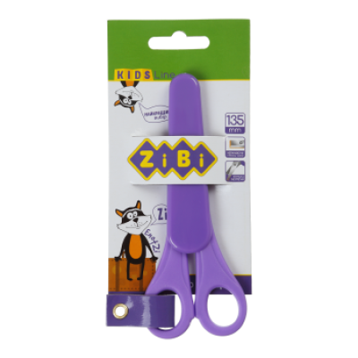 Ножницы детские в чехле 135мм, фиолетовые, KIDS Line - ZB.5004-07 ZiBi