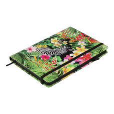 Блокнот діловий EXOTIC А5, 96л, чистий (чорн. бум.), обкладинка штучна шкіра, чорний