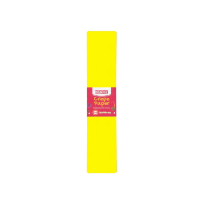 Папір гофрований 55%, 50х200см, жовтий - MX61615-05 Maxi