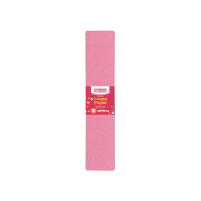Бумага гофрированная перламутровфя 20%, 50х200см, розовая - MX61618-04 Maxi