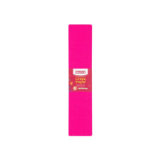Бумага гофрированная флуоресцентная 20%, 50х200см, розовая