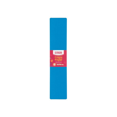 Бумага гофрированная флуоресцентная 20%, 50х200см, голубая - MX61617-06 Maxi