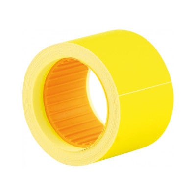 Этикетки-ценники Economix 50х40 мм желтые (100 шт./рул.), E21310-05 - E21310-05 Economix