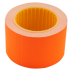 Ценник 35x25 мм (240 шт, 6 м), прямоугольный, внешняя намотка, оранжевый - BM.282105-11 Buromax