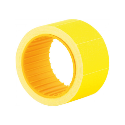 Етикетки-цінники 30х20 мм Economix, 200 шт/рул., жовті - E21308-05 Economix