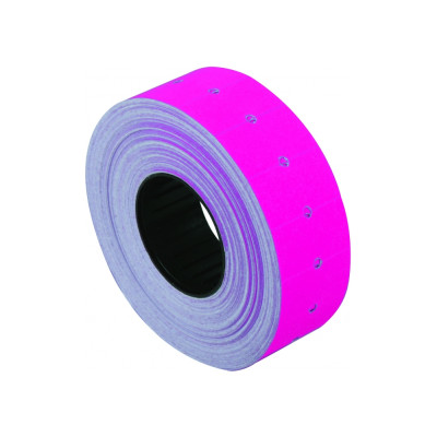 Етикетки-цінники 21х12 мм Economix, 1000 шт/рул., рожеві - E21301-09