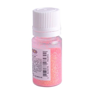 Блестки  (Глиттер) ФЛУОР. Персиковые 5г, KIDS Line ZB.6803-46
