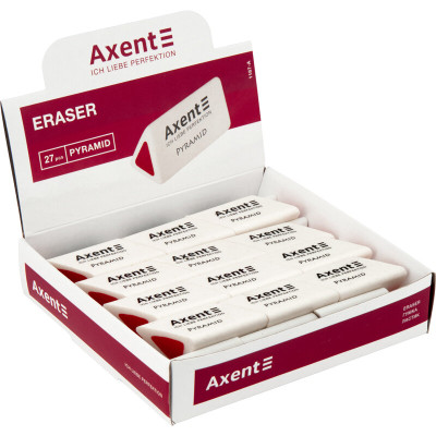 Ластик для олівця Axent 1187 Pyramid 27шт/уп - 15789 Axent