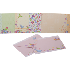 Заготовка для открыток с цветными конвертами 