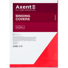 Обложка пластиковая Axent 2720-06-A прозрачная, А4, 50 штук, красная