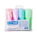 Набір з 4-х текст-маркерів Pastel з гум. вставками - BM.8905-94 Buromax
