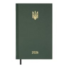 Щоденник дат. 2026 AIRY, A5, зелений, бумвініл