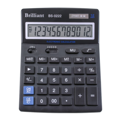 Калькулятор BS-0222 12р., 2-пит - BS-0222