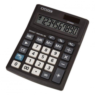Калькулятор Citizen CMB1001-BK, 10 розрядів - CMB1001-BK CITIZEN