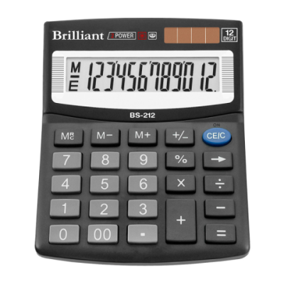 Калькулятор BS-212 12р., 2-пит. - BS-212