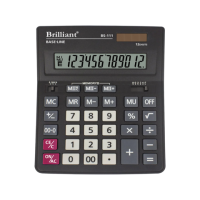 Калькулятор BS-111 12 р., 2-пит