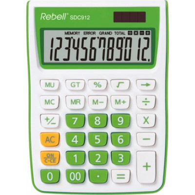 Компактний настільний калькулятор RESDC912GRBX SDC912GR