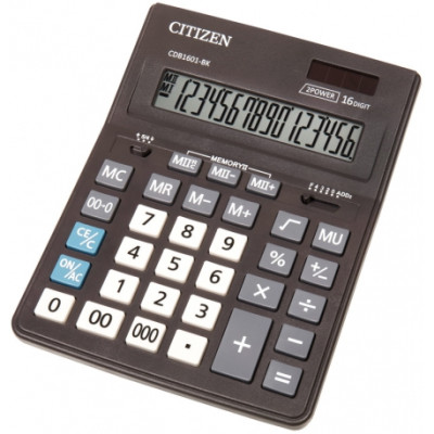 Бухгалтерський калькулятор CDB1601BK - CDB1601BK Citizen (Eleven - нова назва бренду)