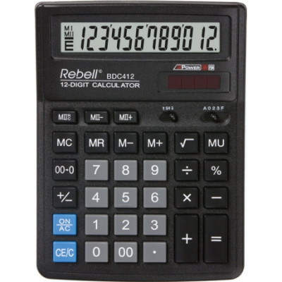 Бухгалтерський калькулятор REBDC412BX BDC-412