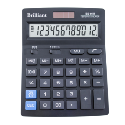 Калькулятор Brilliant BS-0111, 12 разрядов - BS-0111 Brilliant