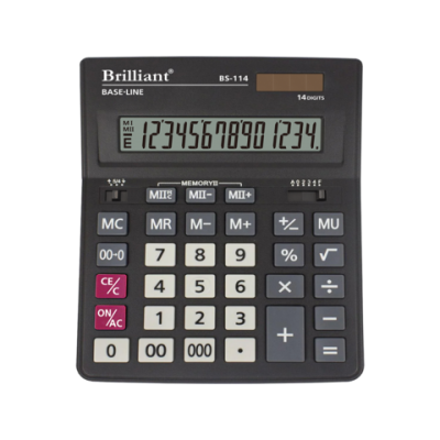 Калькулятор BS-114 14 р., 2-піт - BS-114 Brilliant