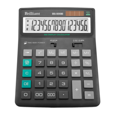Калькулятор BS-999  16р., 2-пит - BS-999 Brilliant