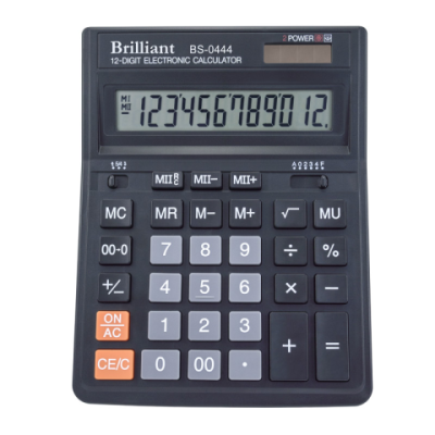Калькулятор Brilliant BS-0444, 12 разрядов - BS-0444 Brilliant