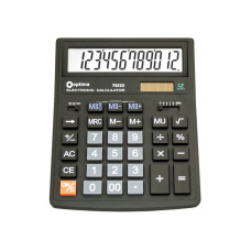Настільний калькулятор бухгалтерський Optima O75525