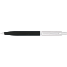 Ручка шариковая Rio, корпус черный с хромом