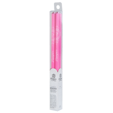 Карандаш графитовый с кристаллом, 4 шт./уп., розовый