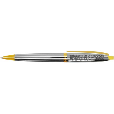 Ручка кулькова UA, корпус сріблястий із золотистими деталями - O15960-68-1P