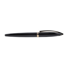 Ручка перьевая Monaco, корпус черный с серебристым