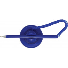 Ручка шариковая на подставке Economix POST PEN 0,5 мм. Корпус синий, пишет синим