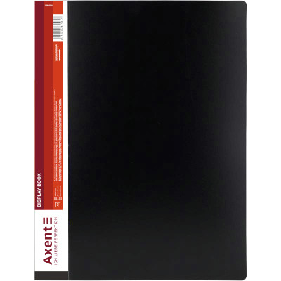 Дисплей-книга Axent 1200-01-A, А4, 100 файлов, черная - 1200-01-A Axent