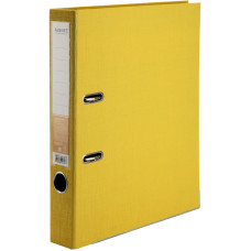 Папка-регистратор Axent Prestige+ 1721-08C-A, двусторонняя, A4, 50 мм, собранная, желтая
