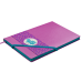 Блокнот діловий LOLLIPOP LOGO2U А5, 96арк., клітинка, обкладинка зі штучної шкіри, рожевий - BM.295103-10 Buromax