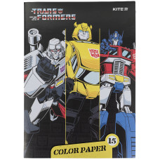 Бумага цветная двусторонняя Kite Transformers TF21-250