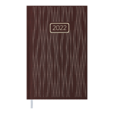 Ежедневник датир. 2022 VELVET, A6, бордовый