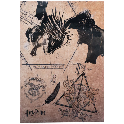 Блокнот-планшет Kite Harry Potter HP21-194-2, A5, 50 листов, клетка HP21-194-2