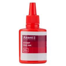 Краска штемпельная Axent 7301-06-A 30 мл, красная
